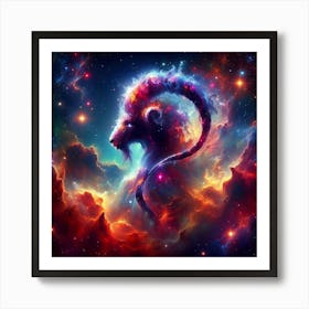 Capricorn Nebula #4 Art Print