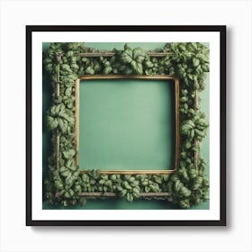 Green Frame 5 Art Print