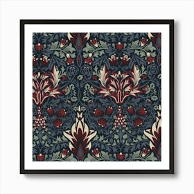 William Morris Textile Design 14 Art Print