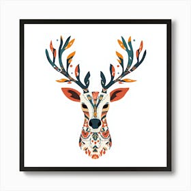 Stag Serenity Art Art Print