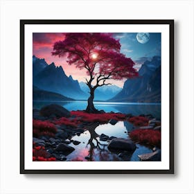 Lone Tree Art Print