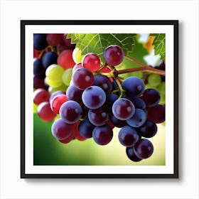 Grapes On The Vine 30 Art Print