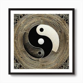 Yin Yang 52 Art Print