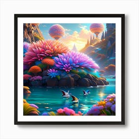 Fantasy Landscape Art Print