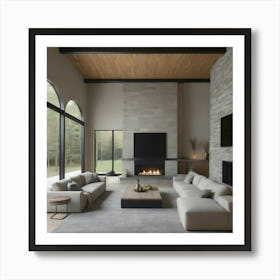 Modern Living Room 17 Art Print