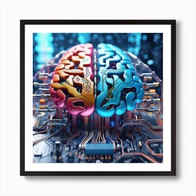 Artificial Intelligence Concept 9 Art Print