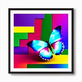 Abstract Butterfly Poster