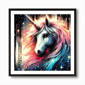 Creative Horse Beauty Illustration Nr 180 Art Print