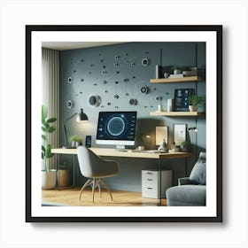 Home Office 22 Art Print