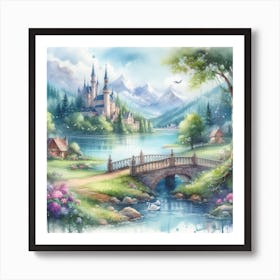 Fairytale Castle 1 Art Print