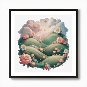 Asian Landscape 1 Art Print