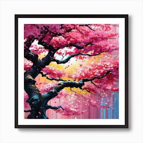 Cherry Blossom Tree 13 Art Print