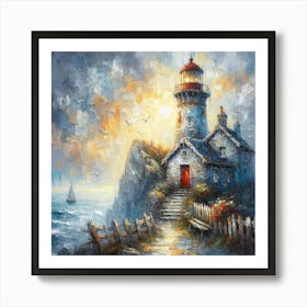 Lighthouse 2 Art Print