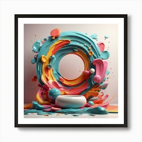 Abstract Painting 1 Art Print