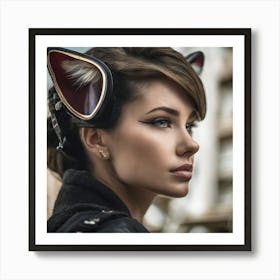 Cat Ears Art Print