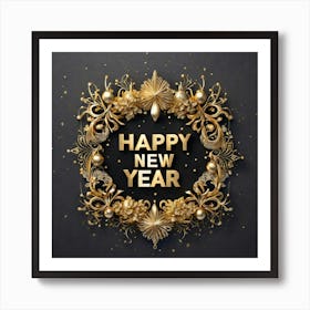 Happy New Year 18 Art Print