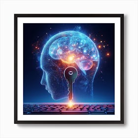 Key To The Brain Art Print