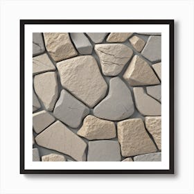 Stone Wall 50 Art Print