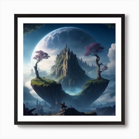 Small Island In The Sky Art Print