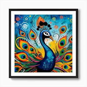 Peacock 22 Art Print