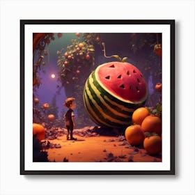 Watermelon 1 Art Print