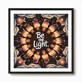 Be The Light 5 Art Print