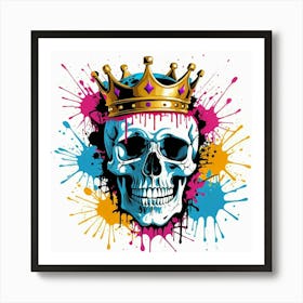 Graffiti Skull 13 Art Print