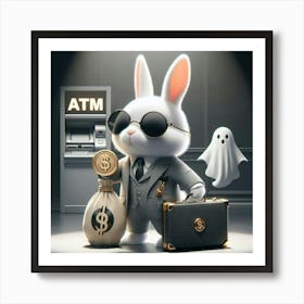 Bunny Thief Art Print