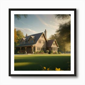 House In The Woods Art Print