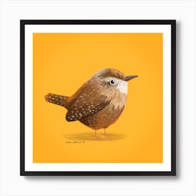 Wren Bird Art Print