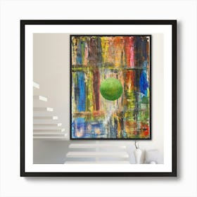 Green Ball Art Print