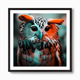 3d Owl 1 Art Print