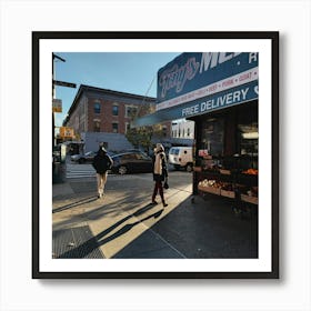 Brooklyn Street Scene Art Print