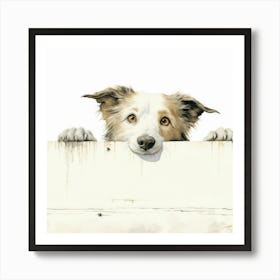 Border Collie 9 Art Print