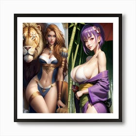 Sexy Samurai Art Print