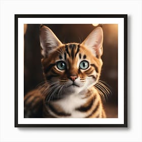 Bengal Cat 1 Art Print