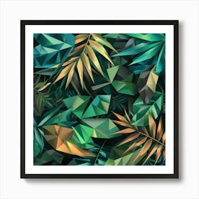 Tropical Leaves 111 Art Print