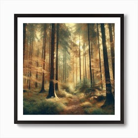 Autumn Forest 1 Poster