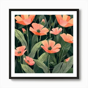 Poppies 44 Art Print