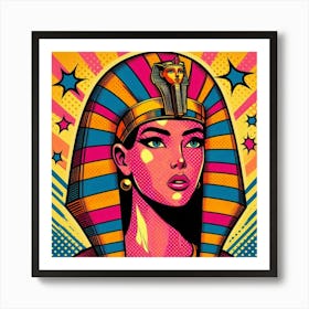 Pop Egyptian Sara Dusk Art Print