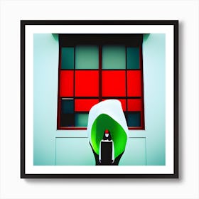 open the window Art Print