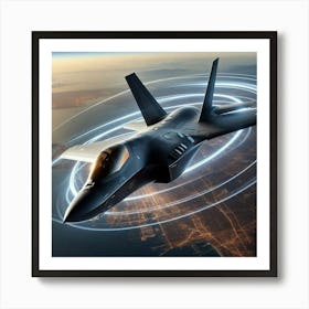 F-22 Fighter Jet Art Print