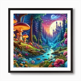 Fairytale Forest 8 Art Print