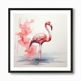 Pink Flamingo 1 Art Print