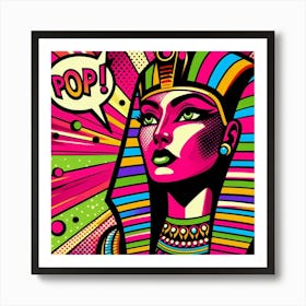 Pop Egyptian Rahemenka Art Print