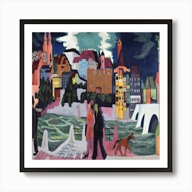 'The City At Night' Art Print