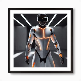 Futuristic Man 126 Art Print