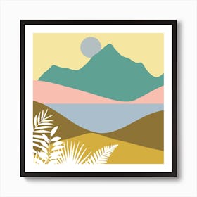 Abstract Landscape Art Print