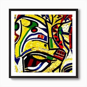 Mosaic Painting Art Print