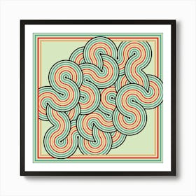 Psychedelic Swirls Art Print